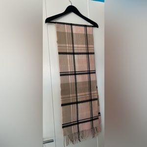 Plaid 100% Cashmere Scarf